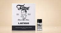 Fine Latigo sample card and vial
