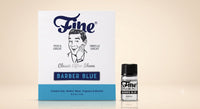Fine Barber Blue sample card and vial