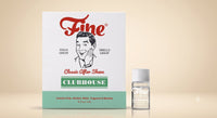 Fine Clubhouse sample card and vial
